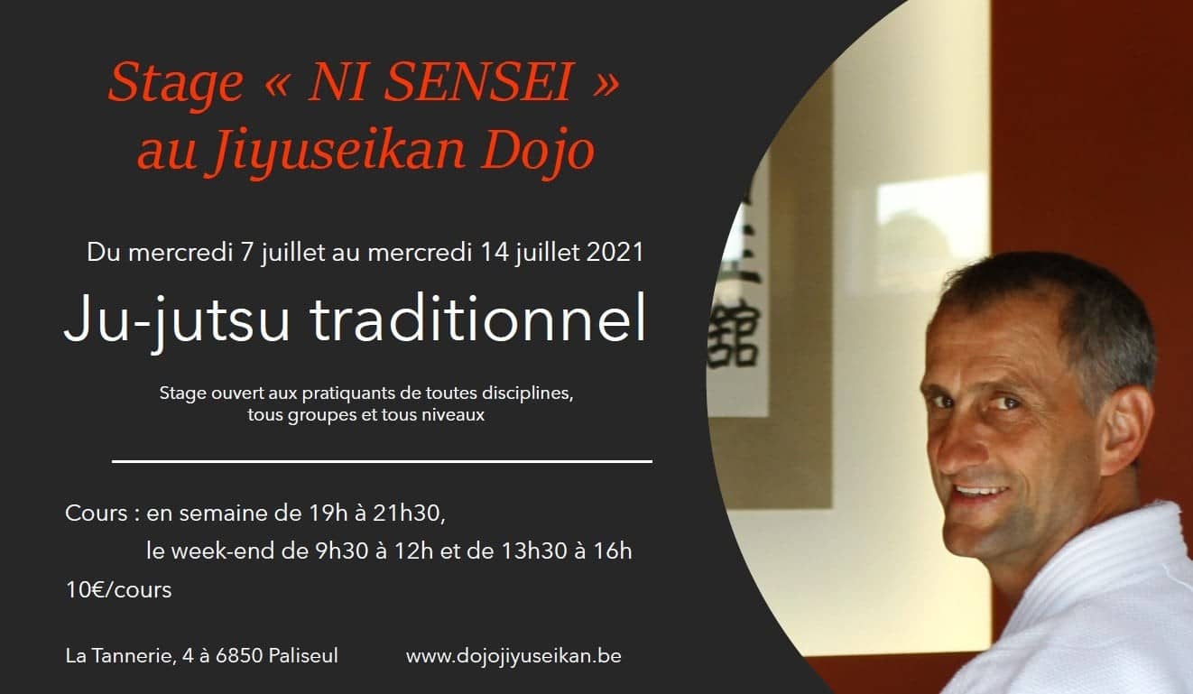 Affiche du Stage Ni Sensei 2021
